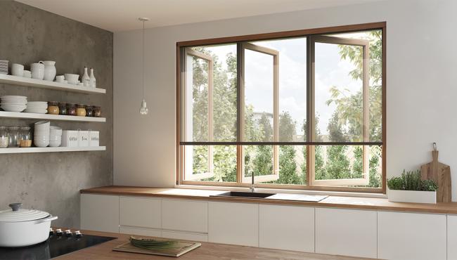 Centor’s S5 Screen is a vertically retractable, chain-operated screen or blind that can be easily controlled with one hand.